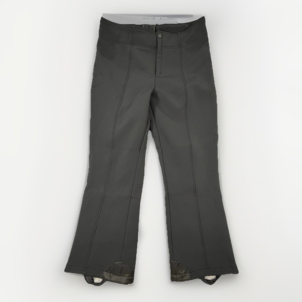 AFRC Boulder Gear Black Ski Pants Fleece Lined Women's Size 14 Regular Ankle Zip